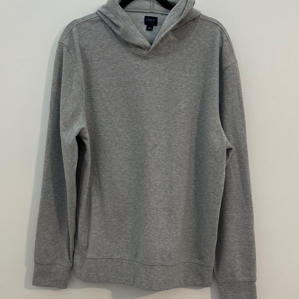 EUC J. Crew Heather Gray Men’s Hoodie